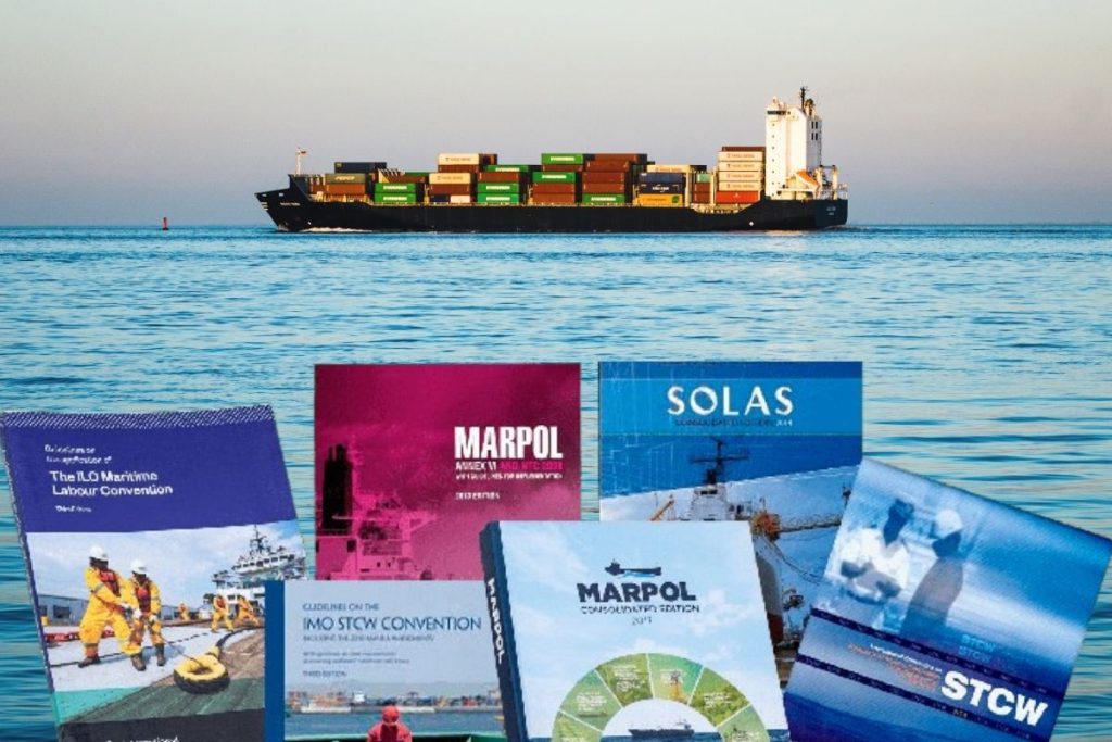 Image - Representation Purpose only, SOLAS, MARPOL, STCW, MLC maritime conventions