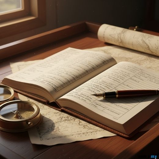 Ship Logbook- Image for Representative Purpose Only