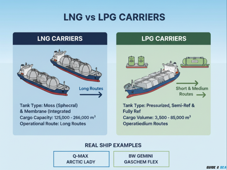 LNG and LPG Carriers: Ships in the Global Gas Trade
